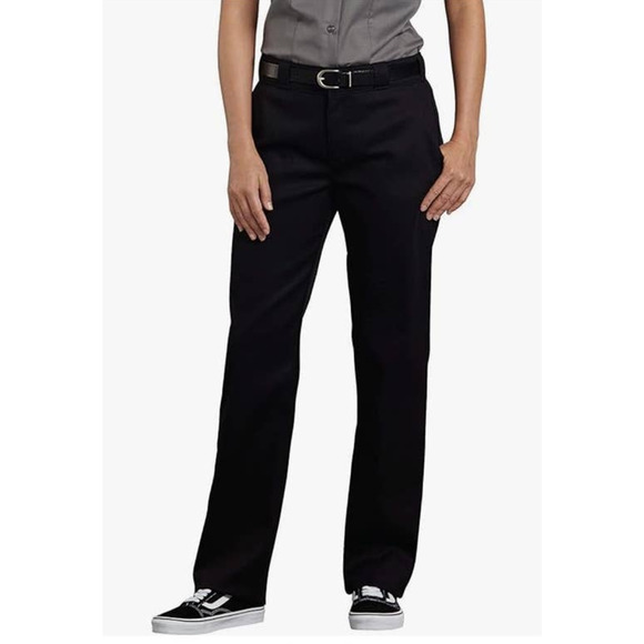 Dickies Pants - Dickies Women's 774 Flex Original Fit Straight Leg Work Pants Black Size 8 NEW